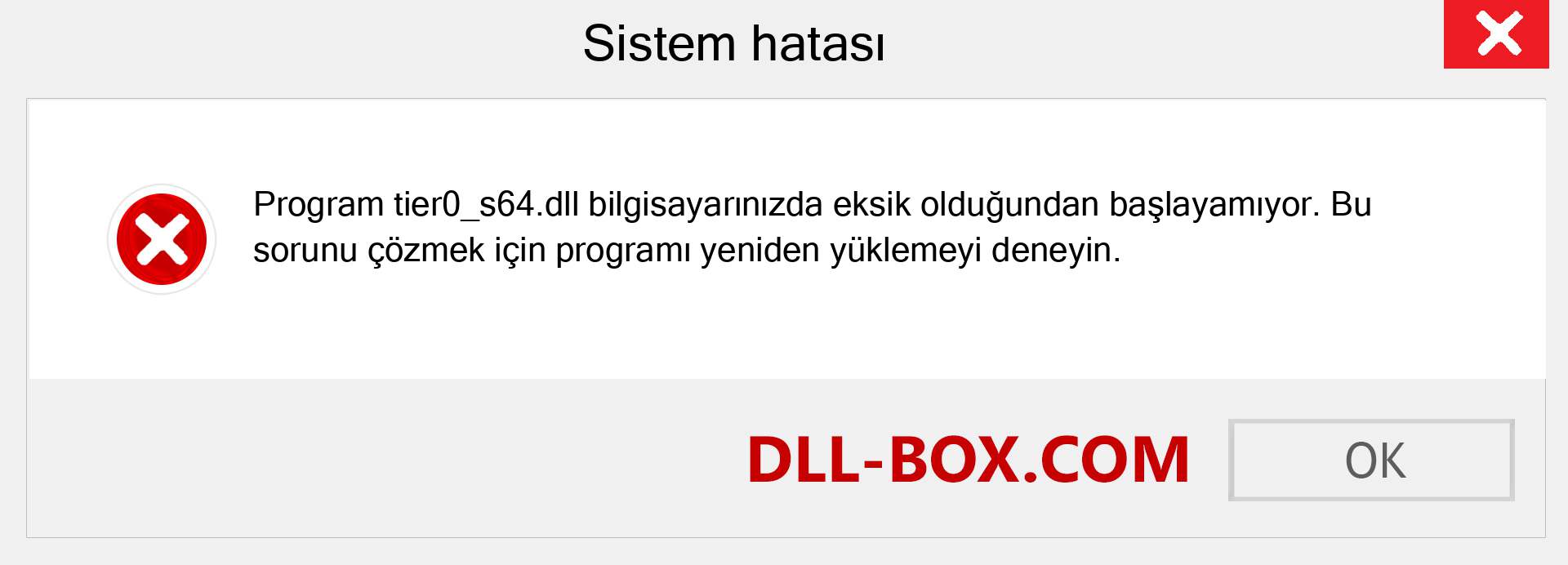 tier0_s64.dll dosyası eksik mi? Windows 7, 8, 10 için İndirin - Windows'ta tier0_s64 dll Eksik Hatasını Düzeltin, fotoğraflar, resimler